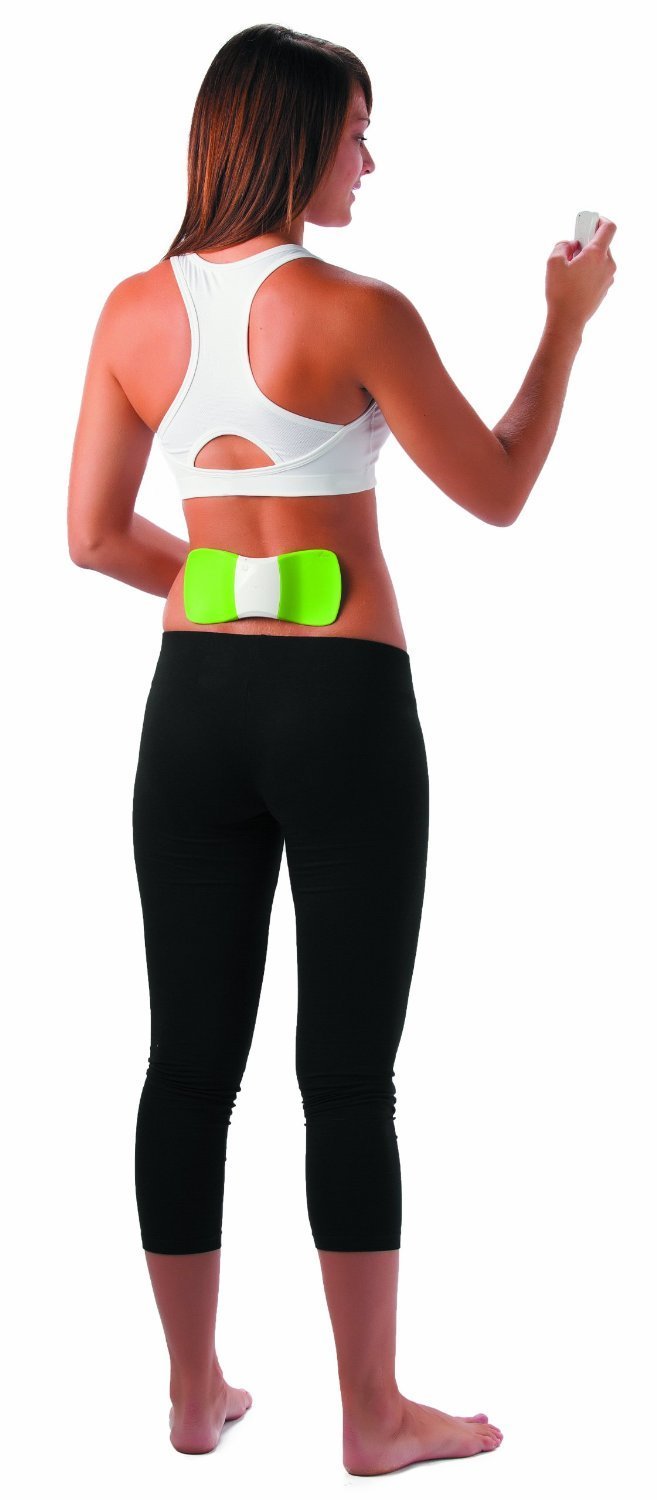 WiTouch PRO wireless TENS for back pain. Remote control included.
